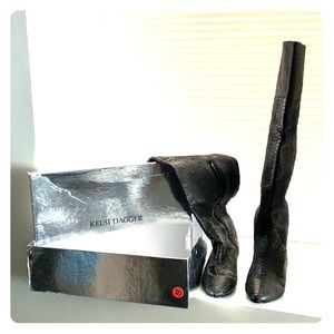 Raddler leather over the knee boots